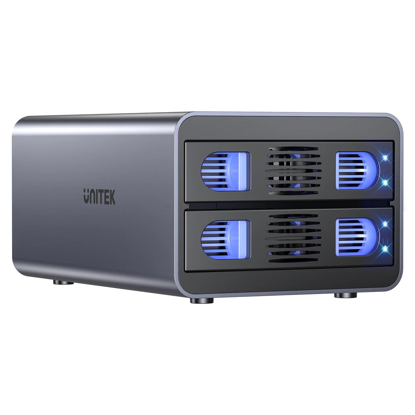 Unitek USB3.2 Type-C 10GB/SATA 2 BAY SATA HDD RAID ENCLOSURE