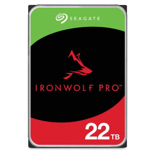 Seagate IronWolf Pro NAS 22TB ST22000NT001 3.5" Internal SATA 6Gb/s, 1.2M hours MTBF, 5-year limited warranty