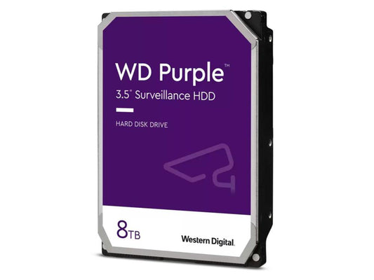 WD Purple WD85PURZ 8TB 5400RPM 256MB 3.5" Surveillance Internal Hard Drive, 3 Year Warranty - SOH Pricing Only