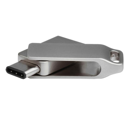 Shintaro 128GB Mini Dual Port Pocket Disk Drive - High-Speed Dual USB-C & USB-A, USB 3.0 Portable Storage