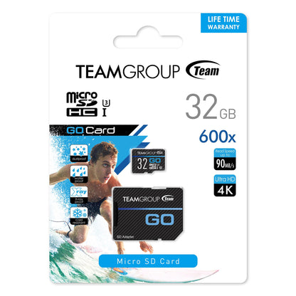 Team Group Go 4K MicroSDXC Memory Card 64GB