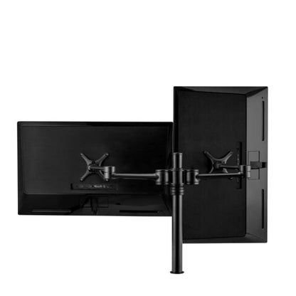 Atdec Dual Monitor Swing Arms Mount on Post