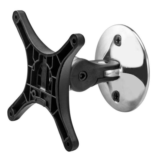 Atdec Low Profile Swivel Mount. Max load: 8kg. VESA up to 100x100. Polished Silver.