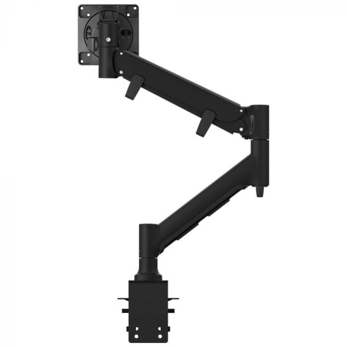 Atdec Fortis Heavy Duty Dynamic Monitor Arm. Up to 49" screens, Min. Load 6kg. Max Load 16kg, H/Duty F-Clamp Desk Fixing, VESA up to 100x100. Black