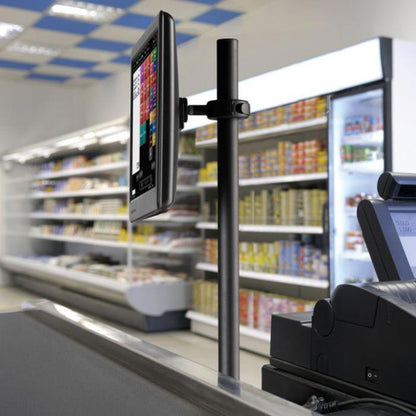 Atdec Spacedec POS Display Pole 750mm long 42mm diameter pole with one display head
