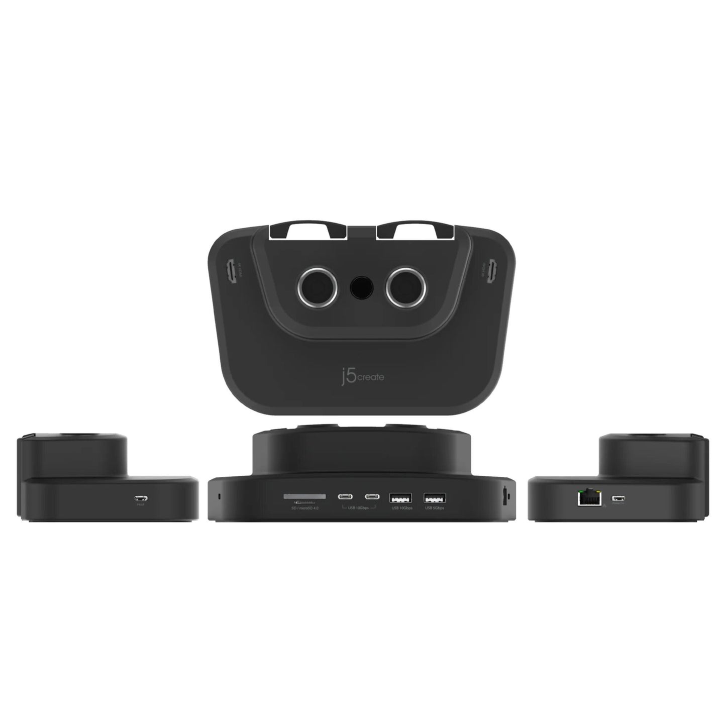 J5create JTSA302 Gas Dual-Monitor Mount with Docking Station