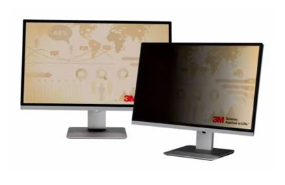 3M Privacy Filter, 23.8", 16:9, Monitor, Anti-glare, Blue Light Reduction, Matte-to-Gloss, Adhesive Strips, Slide Mounts