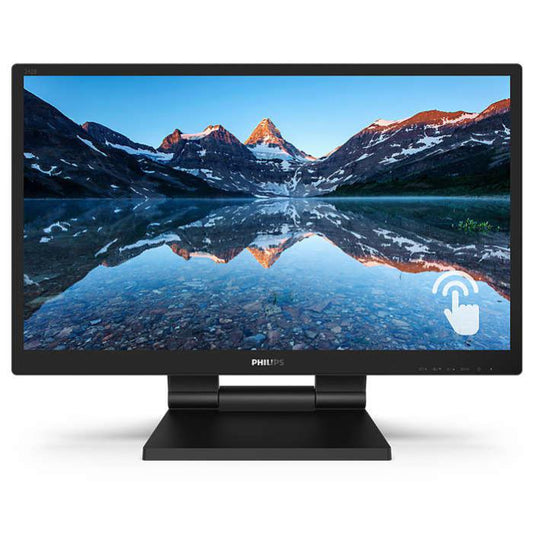 Philips 242B9T 24" 16:9, FHD 1920x1080 IPS Business Touch Monitor, 60Hz,VGA, DVI, HDMI, DP, USBHub, SPEAKERS, Tilt, Foldable 70degrees, 4YR Warranty