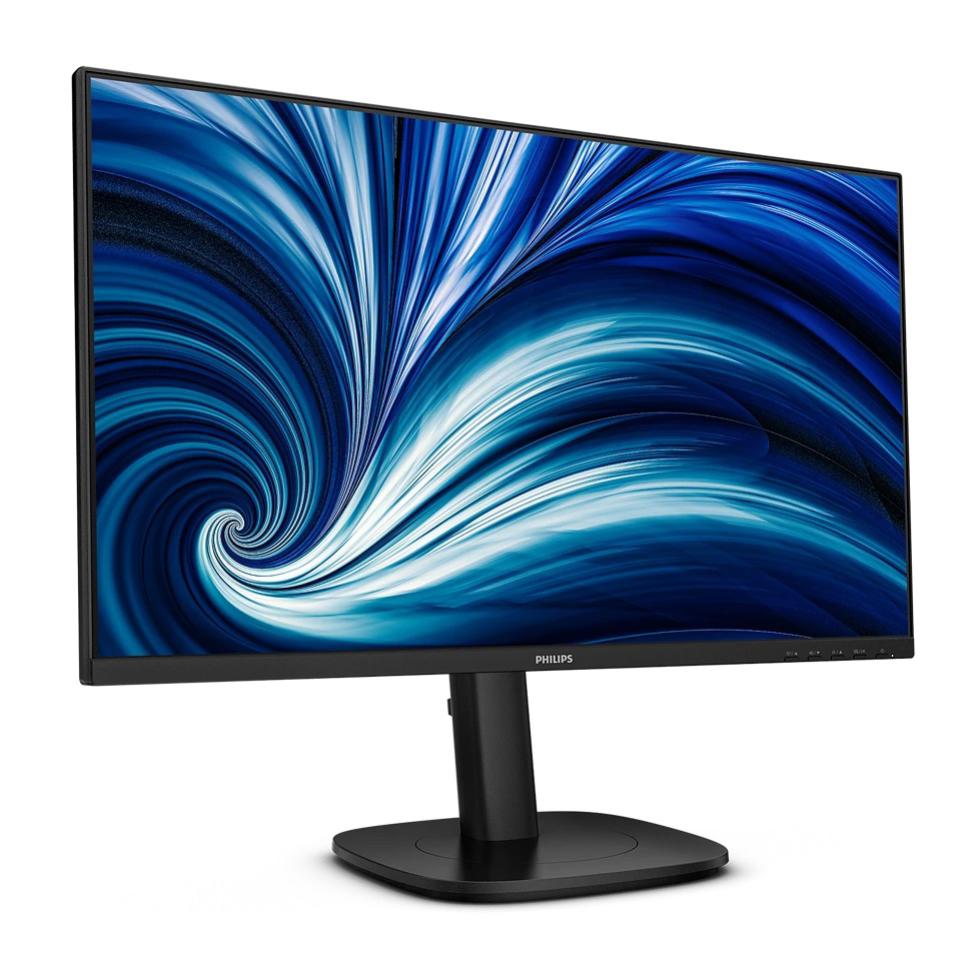 Philips 24B2U3301 24" 16:9, FHD 1920x1080 IPS Business Monitor, 4ms, 120Hz, HDMI, DP, USB-C, Speakers, Height, Pivot, Swivel, Tilt, 4YR Warranty