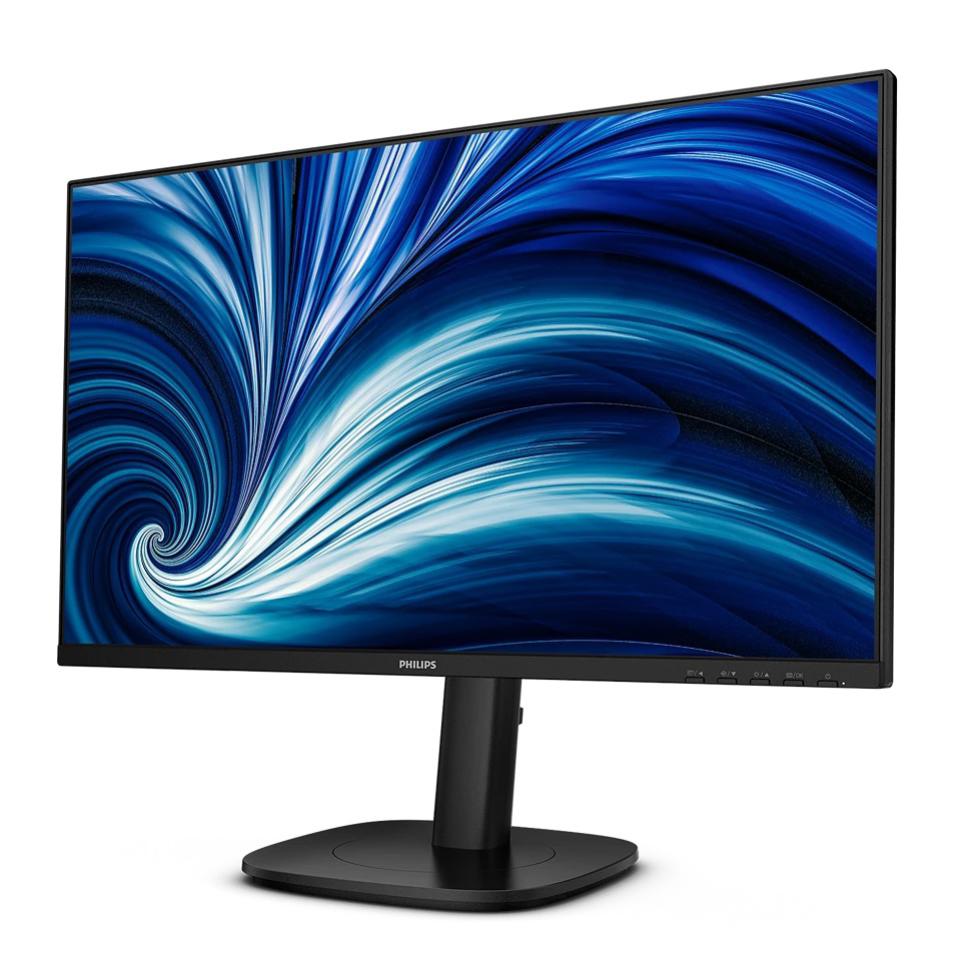 Philips 24B2U3301 24" 16:9, FHD 1920x1080 IPS Business Monitor, 4ms, 120Hz, HDMI, DP, USB-C, Speakers, Height, Pivot, Swivel, Tilt, 4YR Warranty