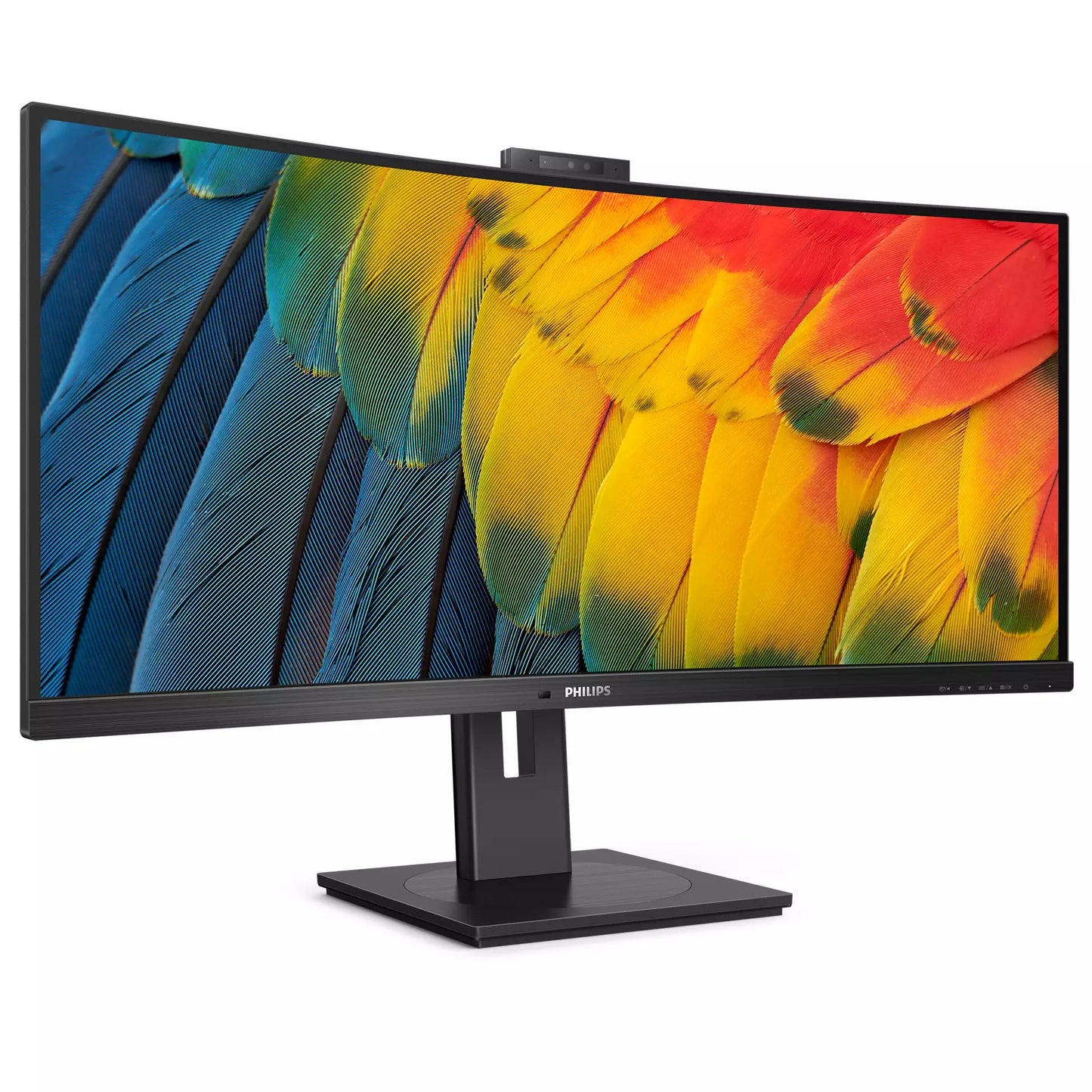 Philips 34B1U5600CH 34" 21:9, Ultrawide QHD 3440x1440 VA Business Curved Monitor, HDMI,DP,100W USB-C/PD,Docking, RJ45,USBHub, 5MP Webcam, 4YR Warranty