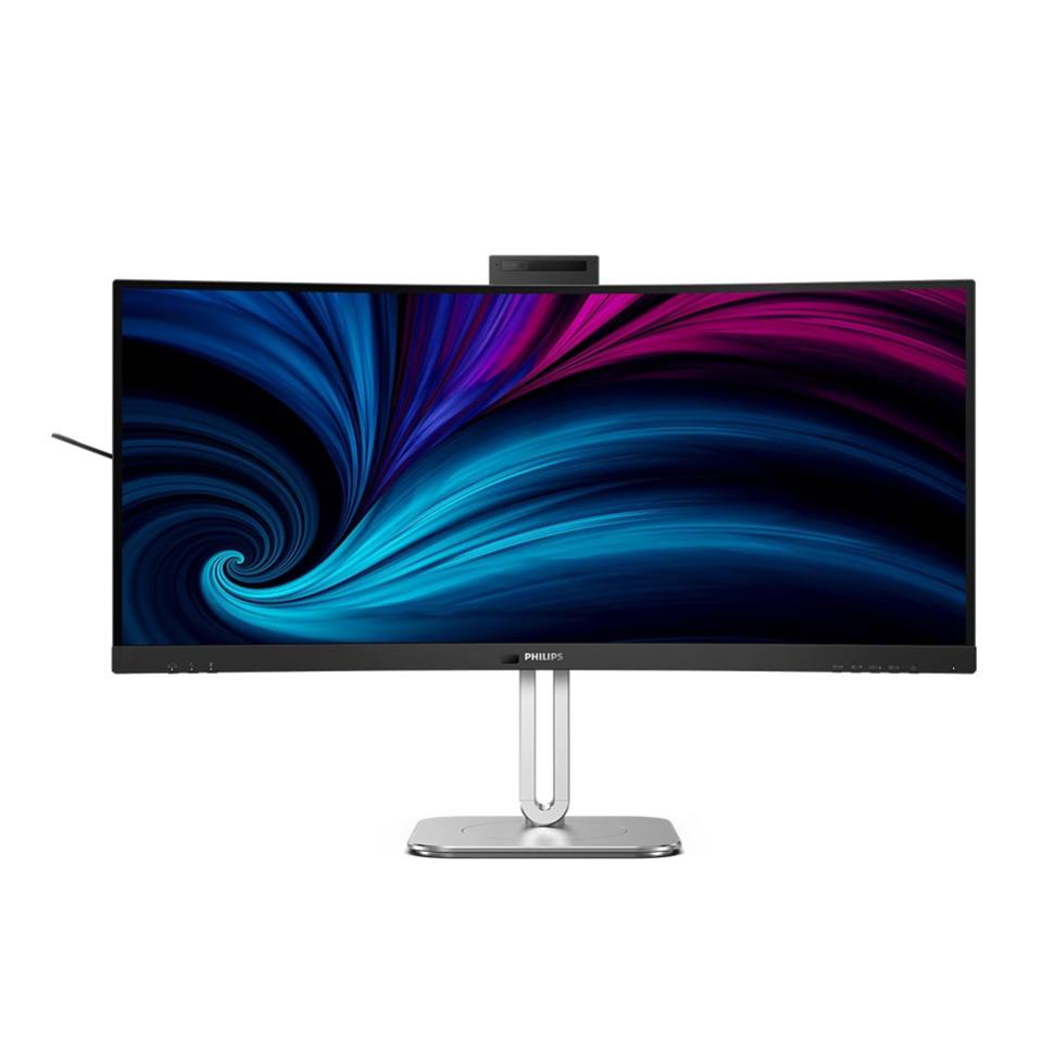 Philips 34B2U6603CH 34" 21:9, WQHD 3440 x 1440 VA Curved Business Monitor, 4ms, 120Hz, HDMI 2.0 x2, DP 1.4, Thunderbolt 4, 4 Year Warranty