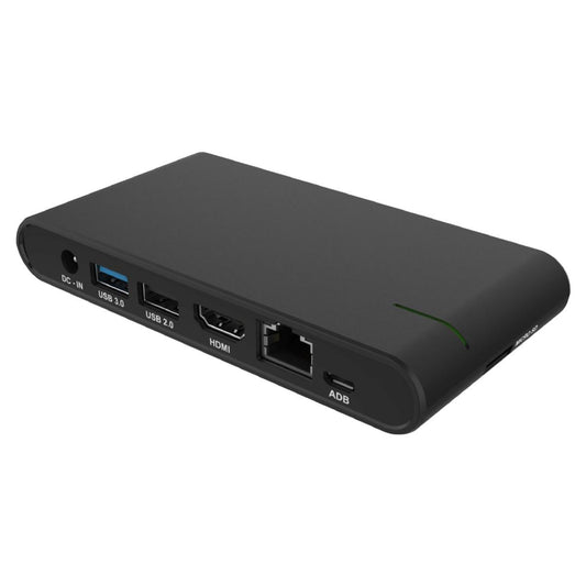 Qbic Phantom BXP-100 4K-UHD Media Player. 4K (3840 x 2160) @ 60fps. ARM Cortex A53, 1.5GHz CPU. Mali-450MP2 GPU. 2GB DDR4. 32GB Storage. Android 12 OS
