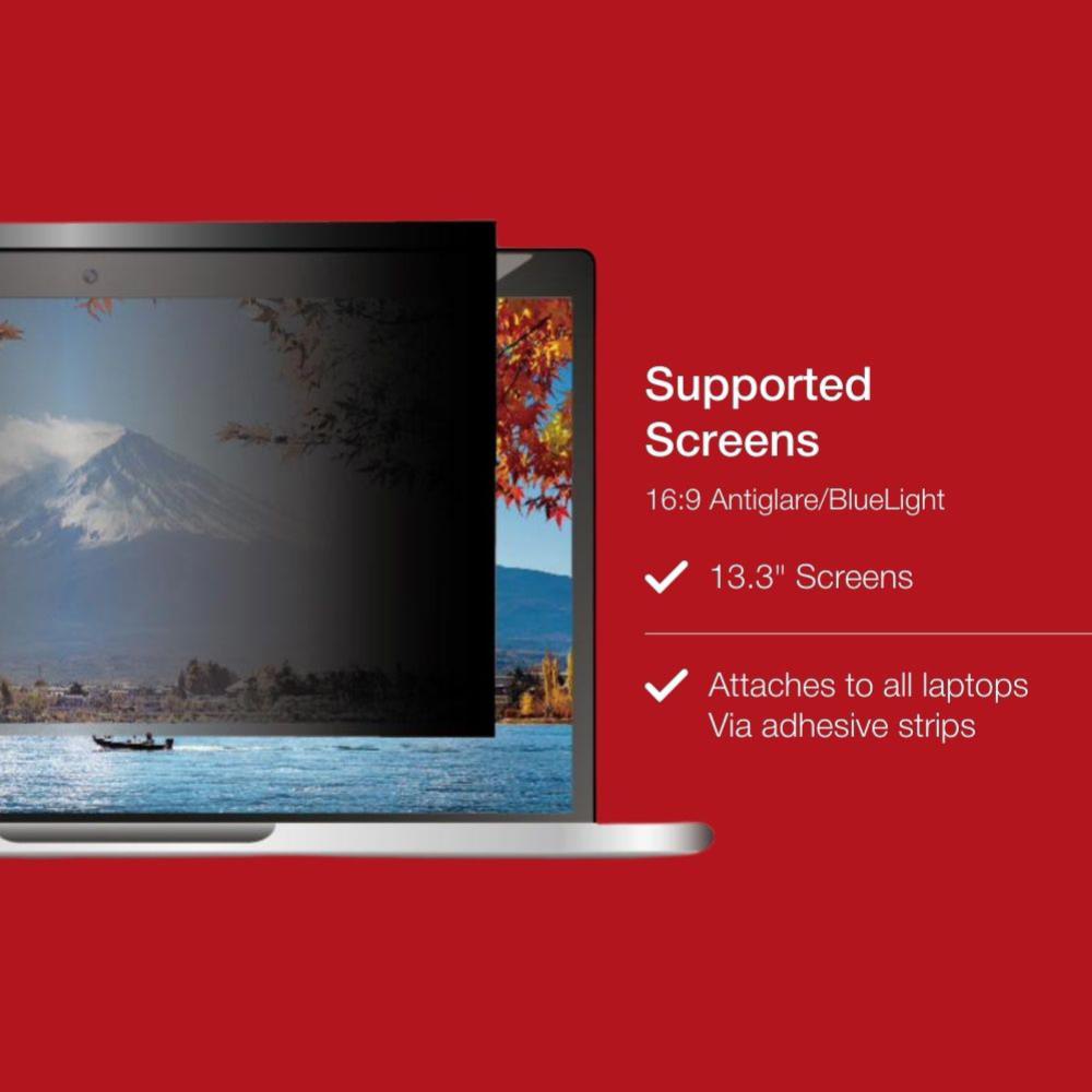 Shintaro Privacy Screen Filter 14" for laptop with adhesive strips, 16:9, Antiglare/BlueLight