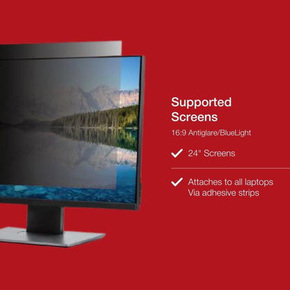 Shintaro Privacy Screen Filter 24" for Monitor with adhesive strips