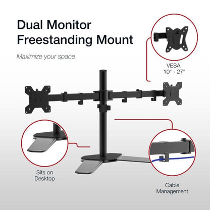 Shintaro Dual Monitor Adjustable Desk