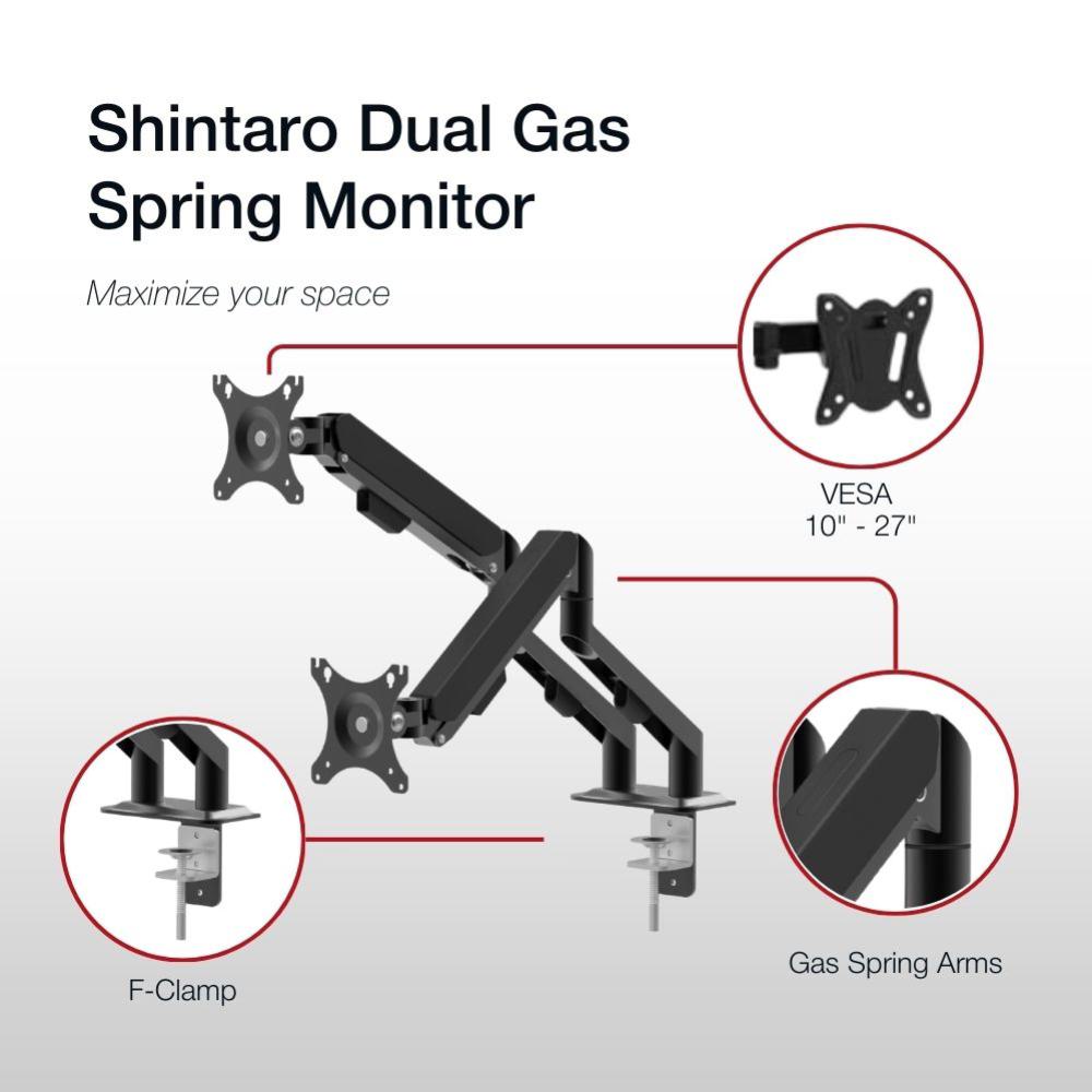 Shintaro Dual Gas Spring Monitor Mount