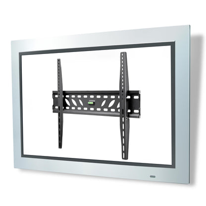 Atdec Telehook 30-60 Wall Mount Fixed, Max Load: 50kg, VESA up to 400x600mm. Black.