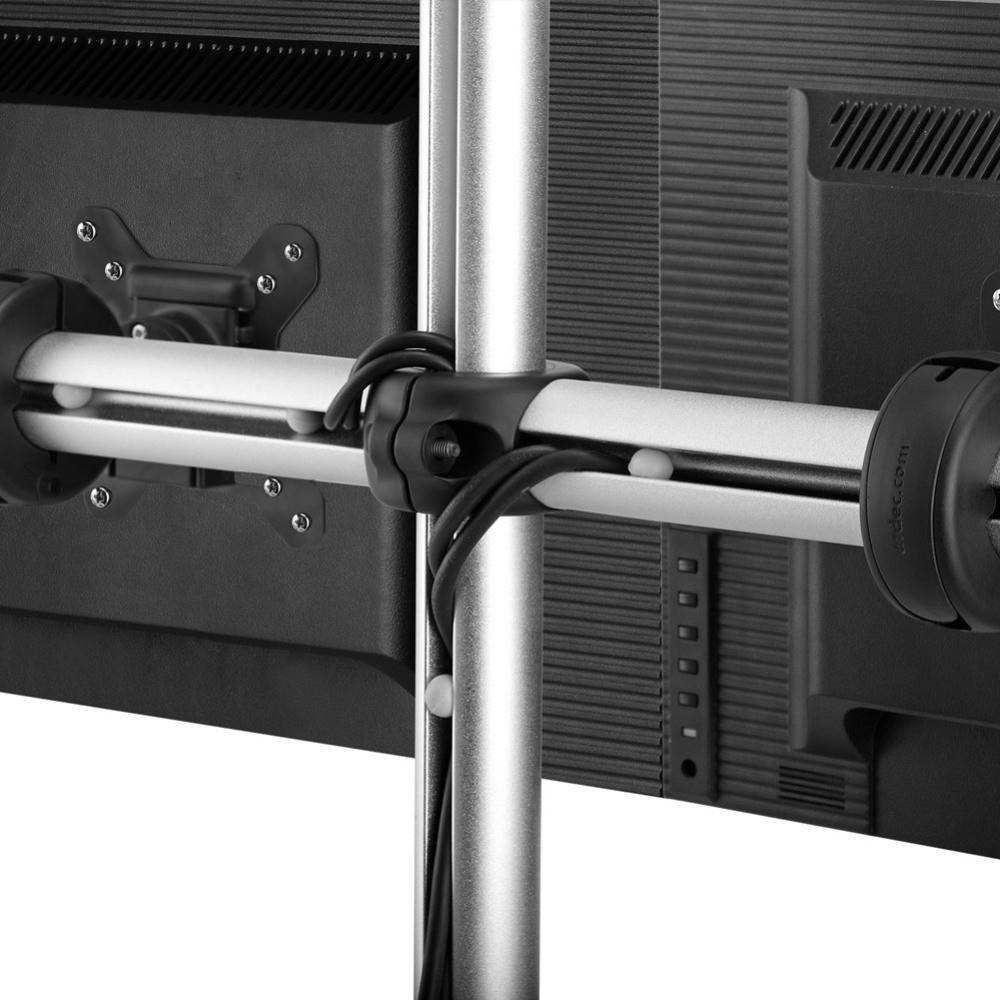 Atdec Visidec Focus Display Accessory Arm Dual Displays, Horizontal Mount 24