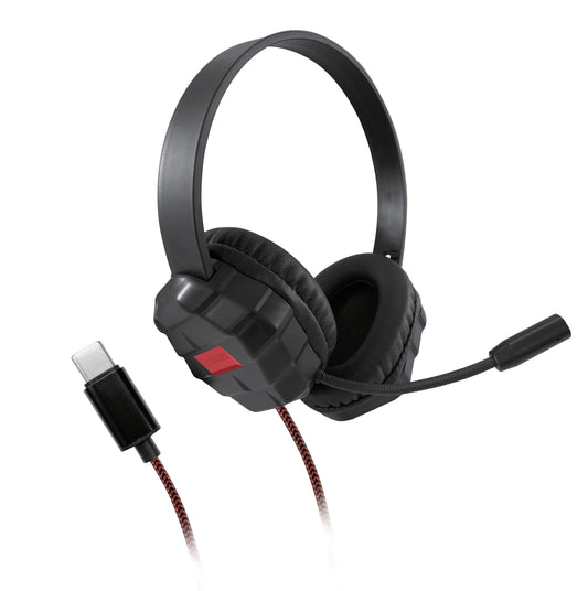 Shintaro Rugged Kids  Boom Mic, Twistable Headband, Adjustable USB C 40mm Driver Headset Headphone