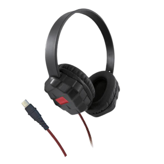 Shintaro Rugged Kids Headset with Enhanced USB-C Reinforcement, 40mm Drivers, Twistable Headband, Volume Cap, 1.5M Cable for Smartphones, Tablets & PC