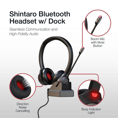 Shintaro Maxifi Bluetooth Headset with Mic