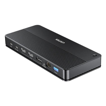 Unitek 13-in-1 USB-C, 8K Universal Docking Station, 30Hz, 2 x HDMI 2.1 + 1 x DP 2.0, 100W, Black