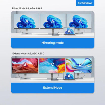 Unitek 13-in-1 USB-C, 8K Universal Docking Station, 30Hz, 2 x HDMI 2.1 + 1 x DP 2.0, 100W, Black