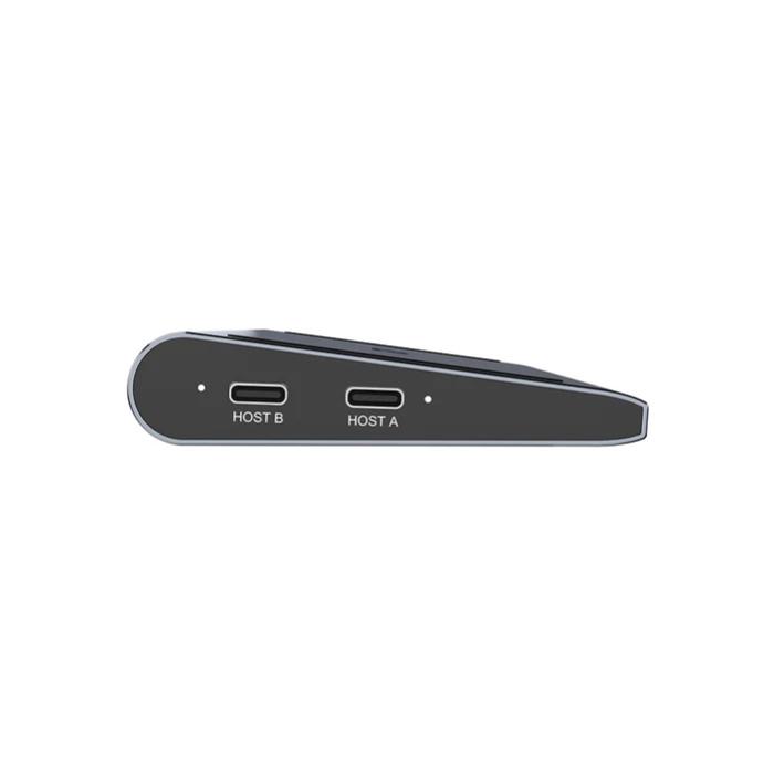 Unitek uHUB15+ USB-C Triple 4K KVM Docking Station, 2x 5Gbps, 1x 10Gbps, 3x 10Gbps, 1x PD 100W, 1x DC5V, Grey
