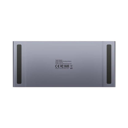 Unitek USB4 40Gbps Triple Display Docking Station, 1x 5Gbps, 2x 10Gbps, 1x PD20W, 1x Host, Grey
