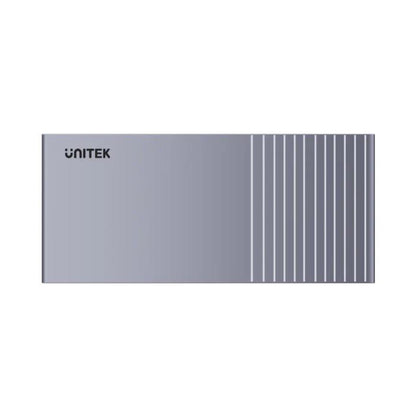 Unitek USB4 40Gbps Triple Display Docking Station, 1x 5Gbps, 2x 10Gbps, 1x PD20W, 1x Host, Grey