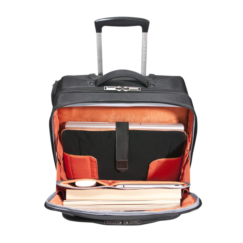 Everki Journey Laptop Trolley Rolling Briefcase 11-Inch to 16-Inch Adaptable Compartment
