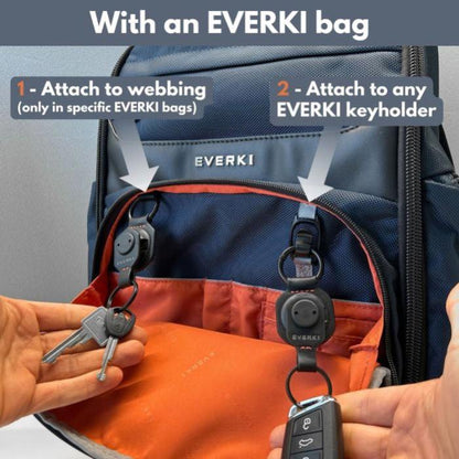 Everki Quick Release Keychain with FIDLOCK magnetic closure