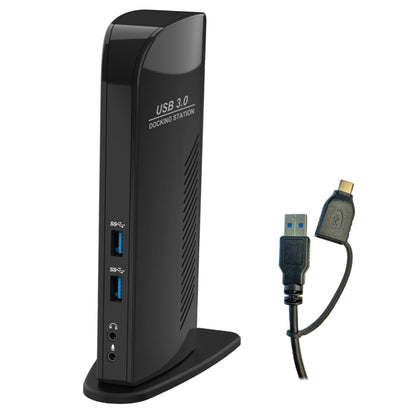 Shintaro Blazer USB 3.0 Dual Display Docking Station with USB-A/USB-C Support