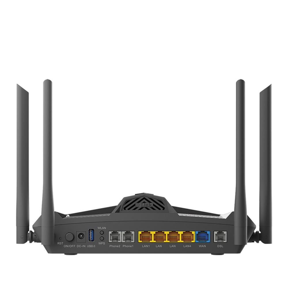 D-Link DSL-X1852E AX1800 Wi-Fi 6 ADSL2/VDSL2+ Modem Router with VoIP