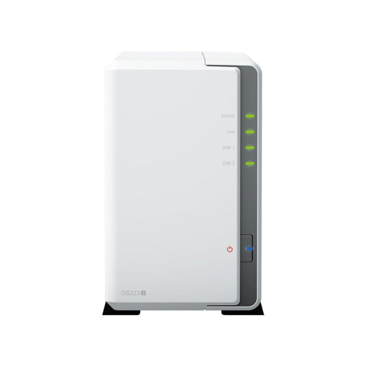 Synology DiskStation DS223J 2-Bay 3.5" Diskless 1xGbE NAS (Tower)