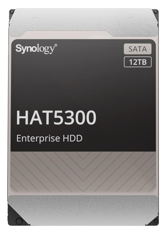 Synology Enterprise Storage for Synology systems 3.5" SATA Hard drive, HAT5300, 12TB, 5 Year Warranty