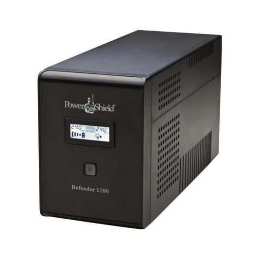 PowerShield PSD1200 Defender 1200VA / 720W Line Interactive Tower UPS with AVR, Hot Swappable Batteries