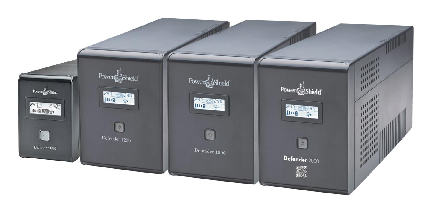 PowerShield PSD2000 Defender 2000VA / 1200W Line Interactive Tower UPS