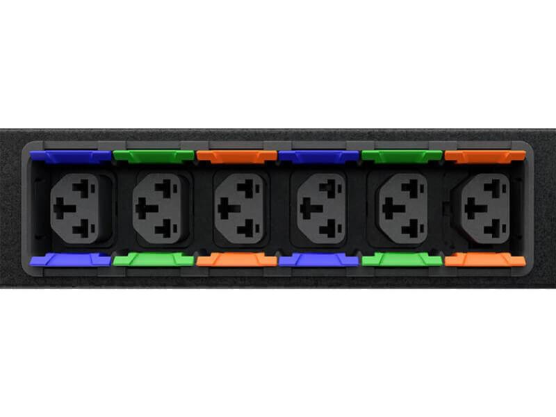 Vertiv Geist F0144849 Basic 1U PDU, 16A, 230V, 1U, 12x Locking IEC C13/C19 Combination outlets, 3m C20 cable