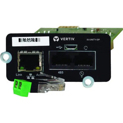 Vertiv Liebert IS-UNITY-DP Management Module for Data Networking USABLE WITH EDGE + GXE3 - NOT FOR GXT5 SERIES