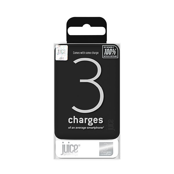 Juice ECO 3 Charge Power Bank 10,000mAh - Black