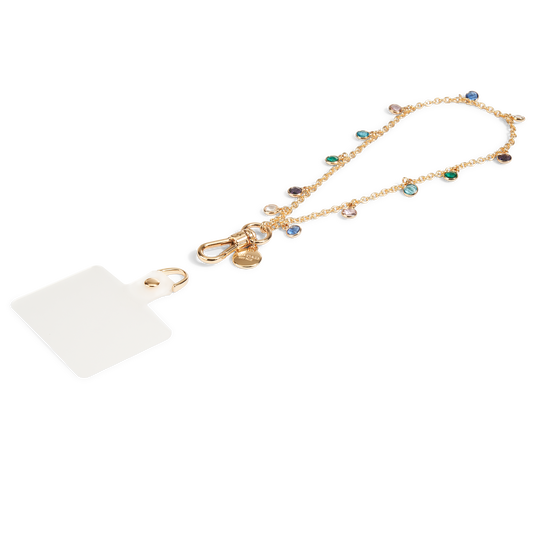 Metal Designer High Shine Kate Spade | Phone Charm Wrist Strap