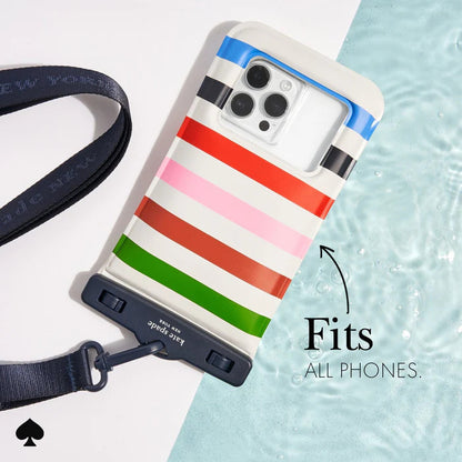 Kate Spade Waterproof Floating Pouch Universal Stripe