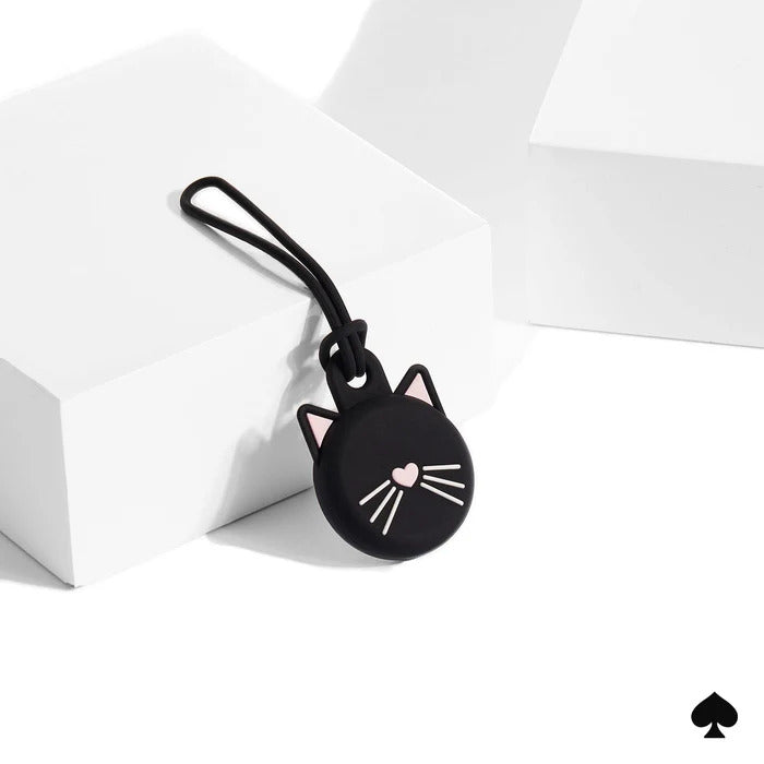 Kate Spade Cat Holder for for AirTag Black Cat