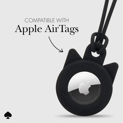 Kate Spade Cat Holder for for AirTag Black Cat