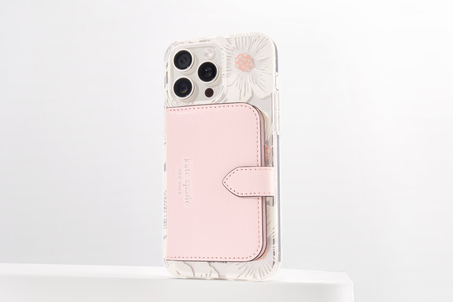 Kate Spade Morgan Magnetic Wallet MagSafe Chalk Pink