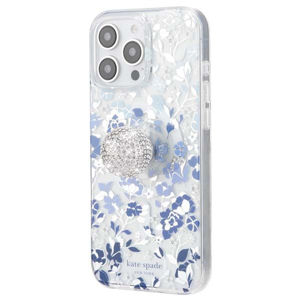 Kate Spade Phone Grip and Stand Set In Stone Gold