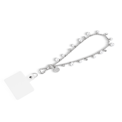 Kate Spade Phone Charm Wrist Strap Dazzling Pearl