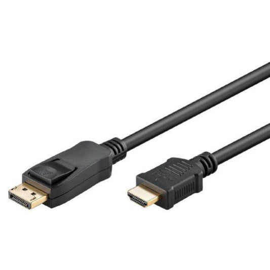 Shintaro 2m DisplayPort to HDMI Cable - 4K at 120Hz, HDMI V2 Compatible, High Bandwidth Video